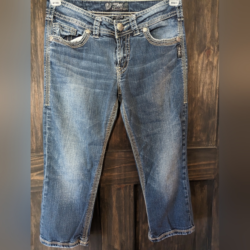 Silver Capri jean
